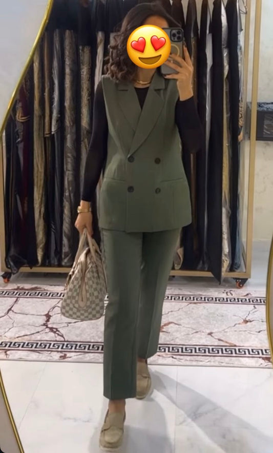 Ensemble Gilet Pantalon Massimo Dutti 🇮🇹