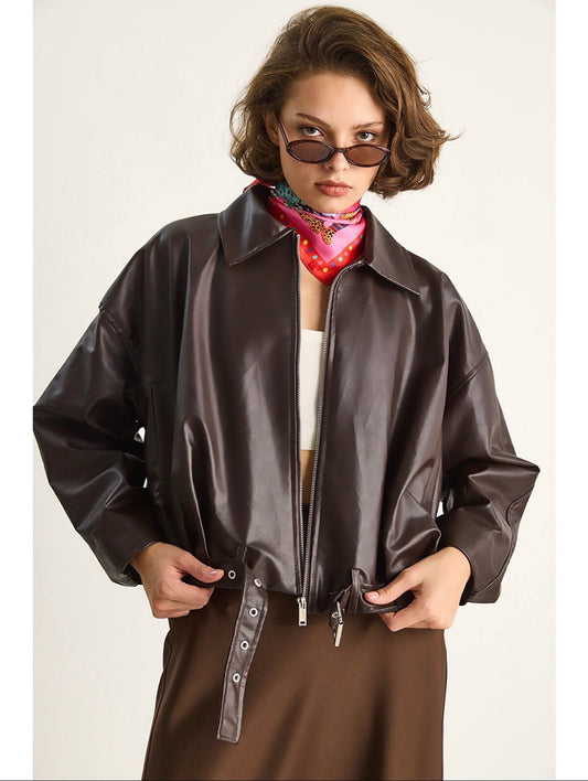 Veste Bomber en Cuir 🇪🇸