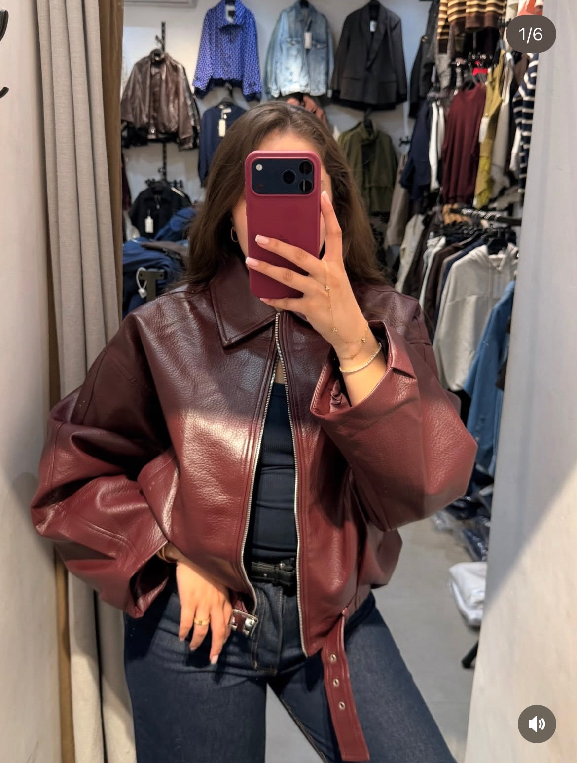 Veste Bomber en Cuir 🇪🇸