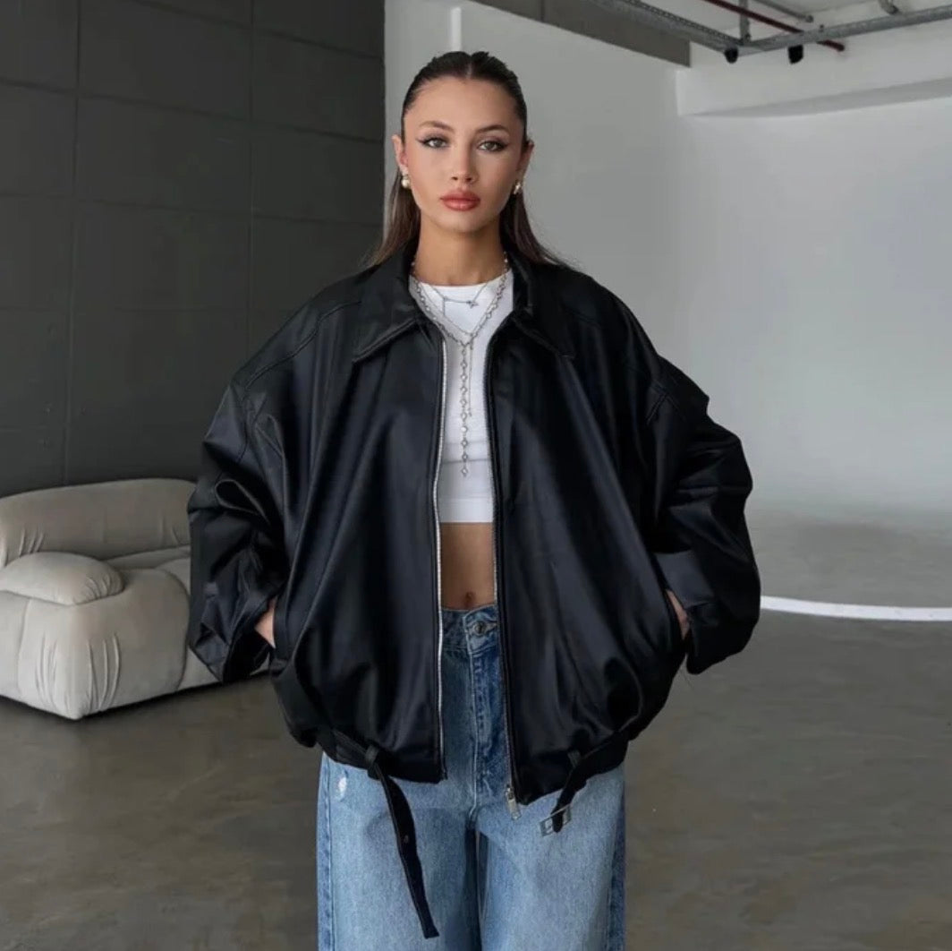Veste Bomber en Cuir 🇪🇸