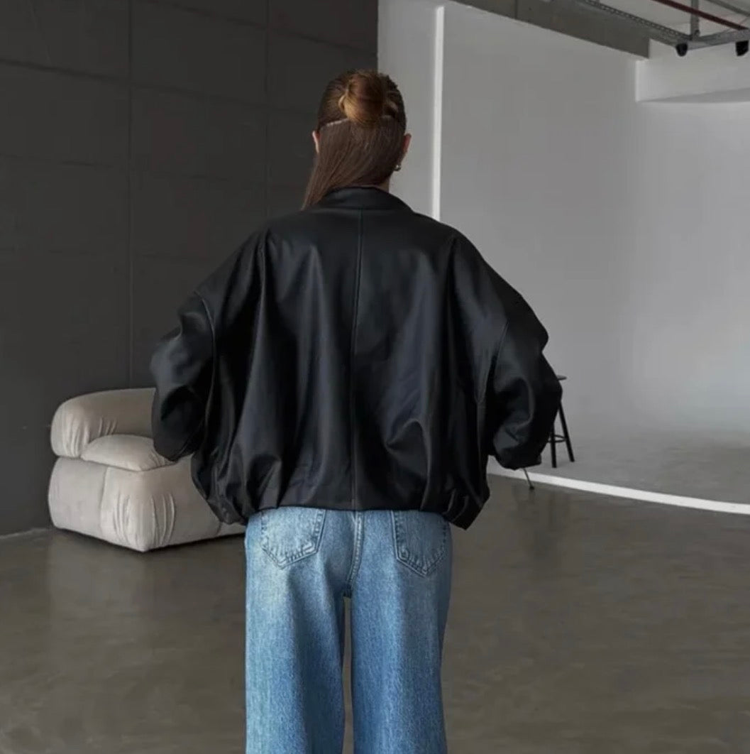 Veste Bomber en Cuir 🇪🇸